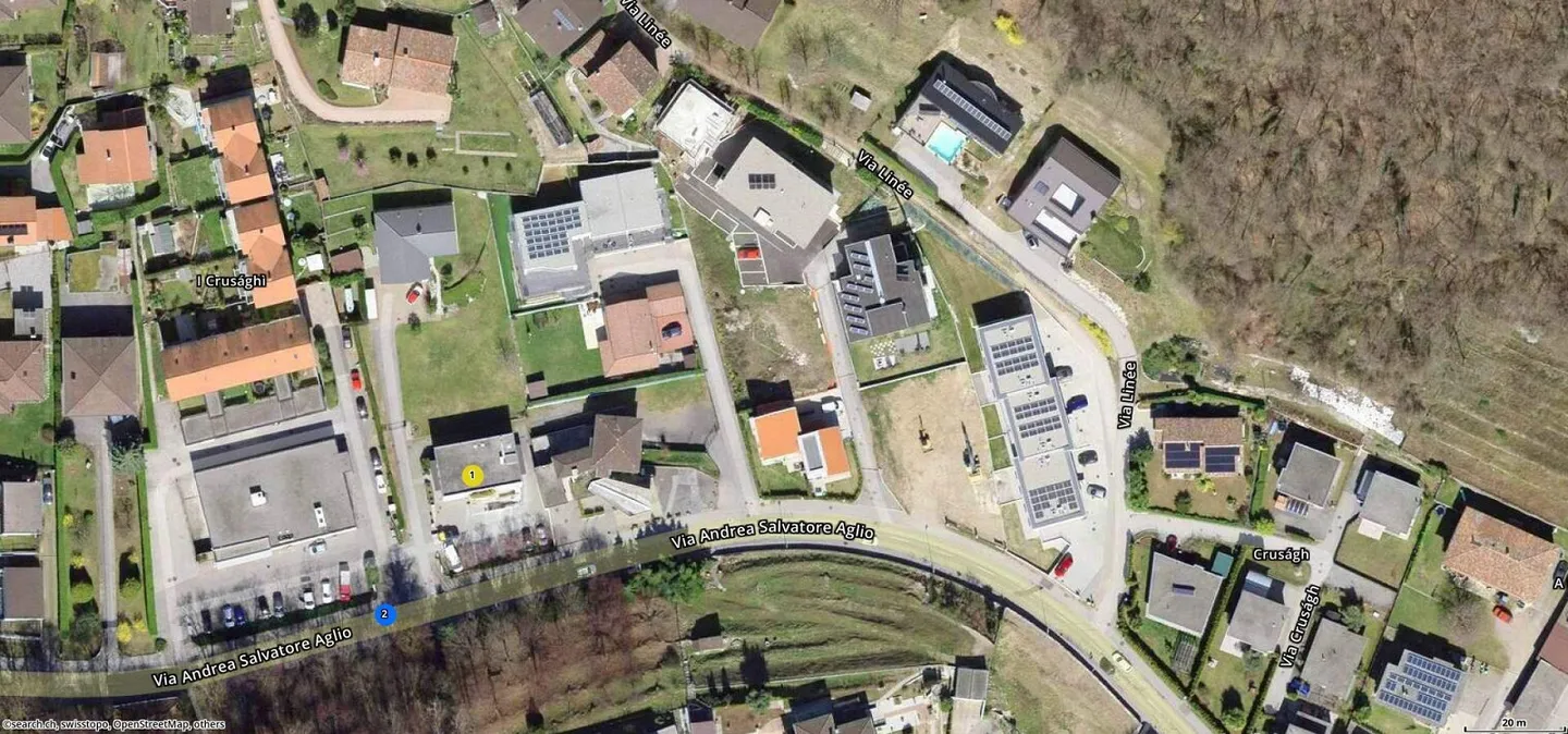 Bauland von 561 m2 Zone R2 an sehr sonniger, ruhiger Aussichtslage ... - Foto 12 von 14