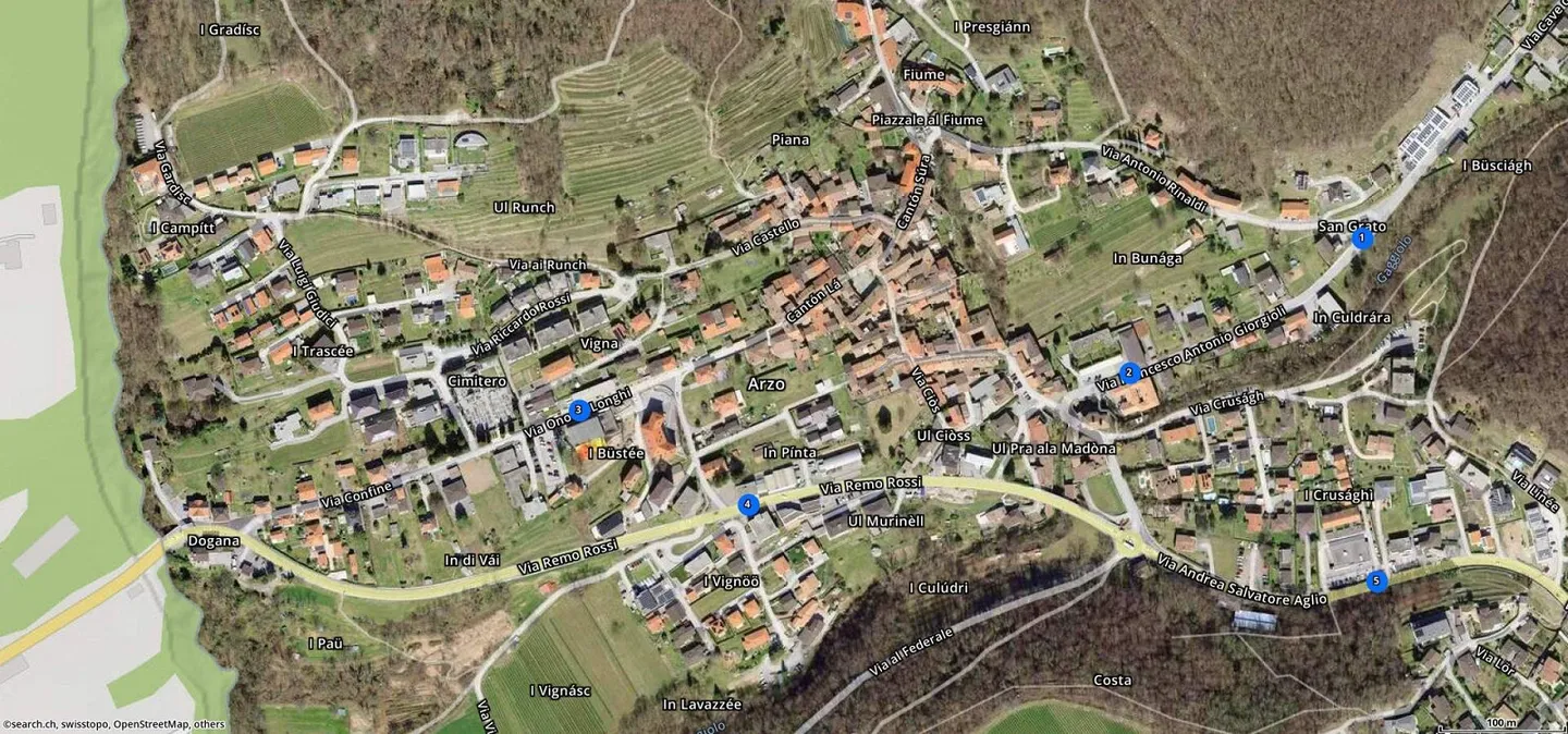 Bauland von 561 m2 Zone R2 an sehr sonniger, ruhiger Aussichtslage ... - Foto 13 von 14