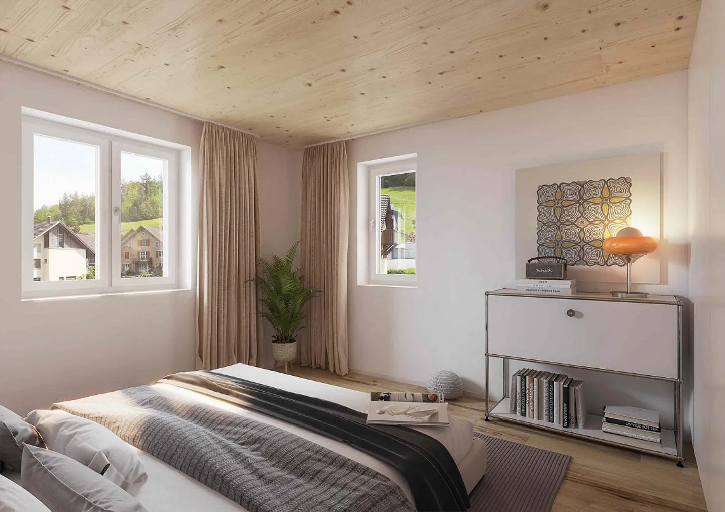 Newly built row house with 4.5 rooms and a magnificent view - Photo 9 of 12