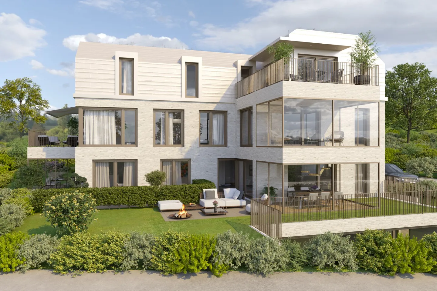 Vie élégante avec le plus grand confort - élégant appartement de 4,5 pièces au 1er étage - Photo 1 sur 2