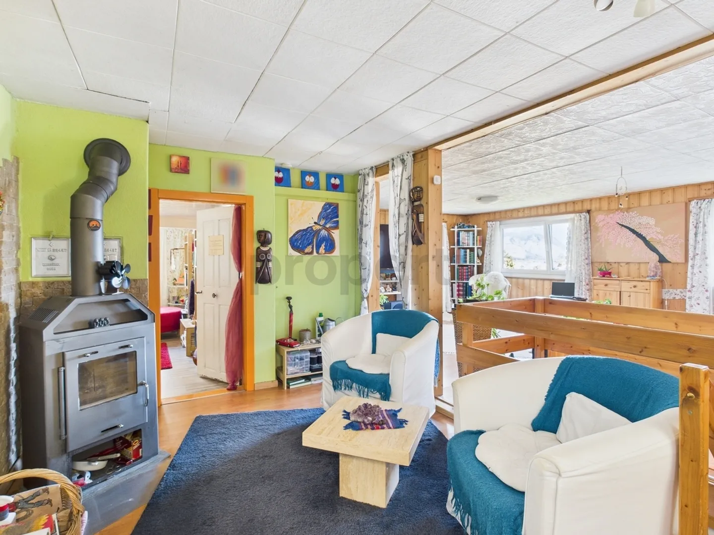 Charmantes 4.5 Zimmer Einfamilienhaus mit traumhafter Aussicht in Mels - Foto 4 von 13