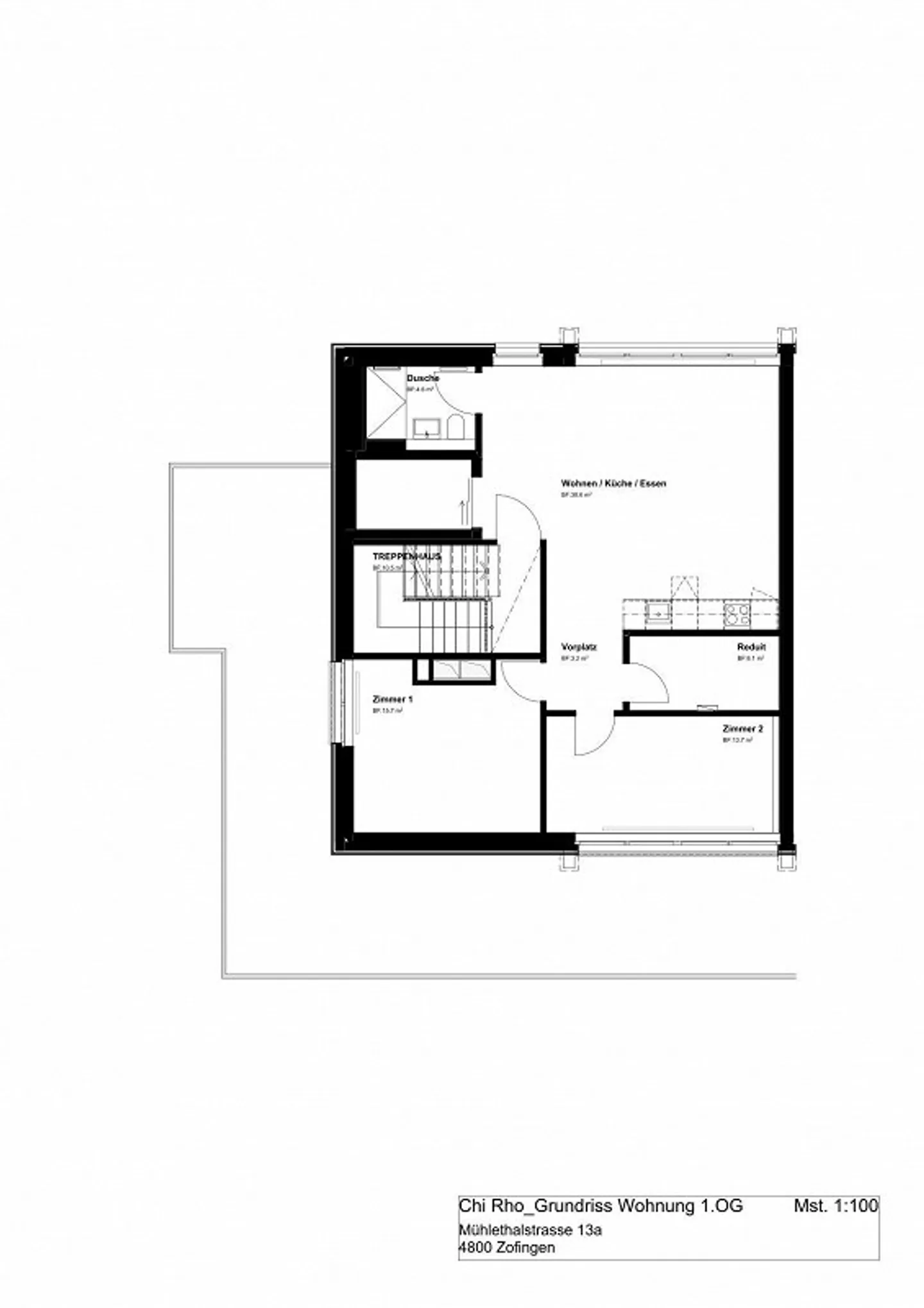 Appartement attrayant de 3,5 pièces (81 m²) avec ascenseur et garage à louer - Photo 9 sur 9