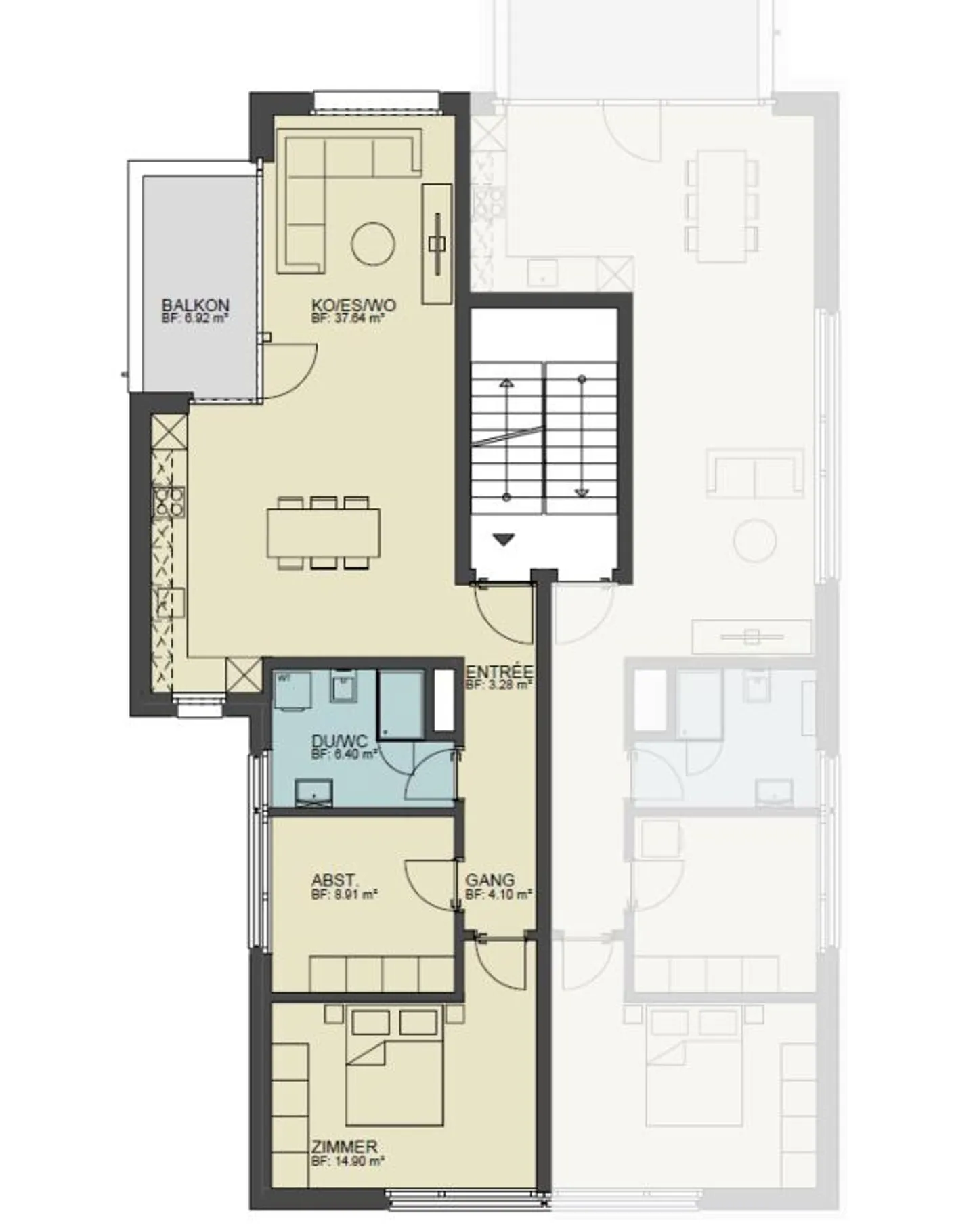 Modern 3.5 Room Apartment in a Central, Sunny Location - Photo 4 of 5