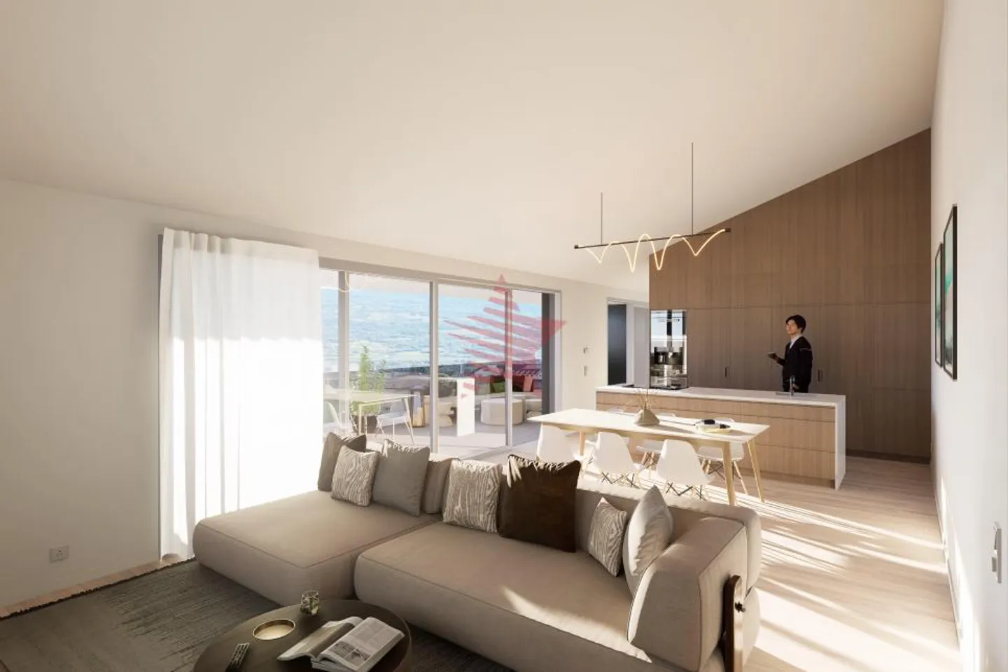 Aubépines22 – 4,5 Zimmer neu im Herzen von Sion - Foto 5 von 11