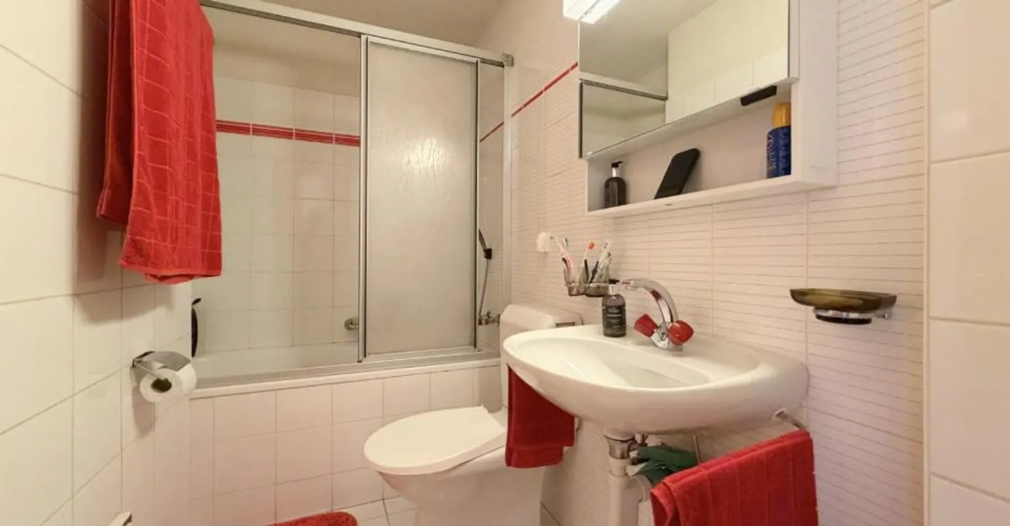 In affitto a Crans-Montana – Incantevole appartamento di 2,5 locali con balcone in un ambiente boschivo. - Foto 8 di 12