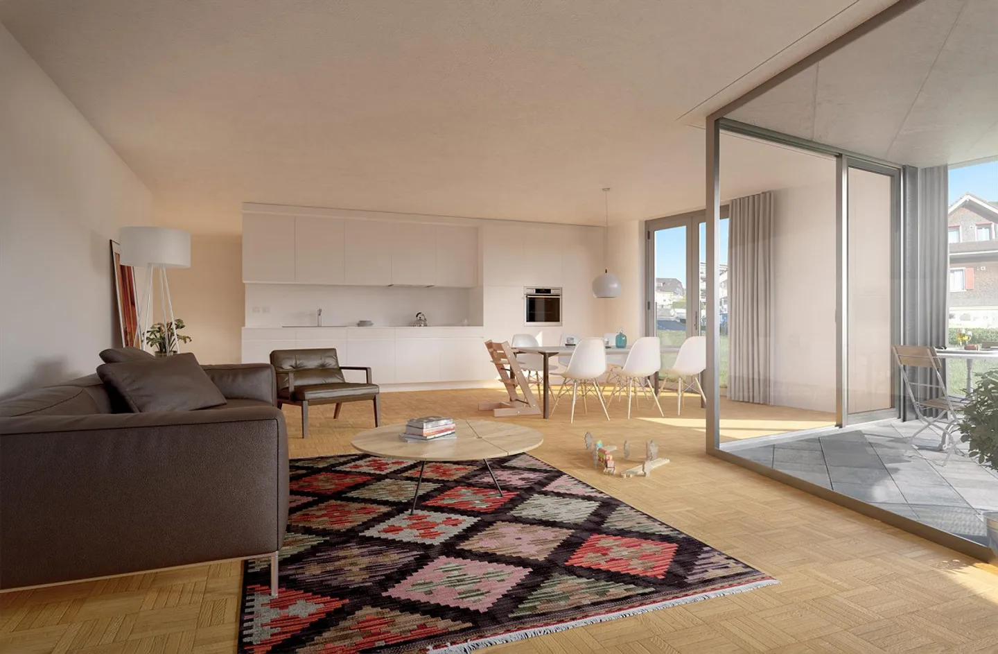 Exklusive Gartenwohnung in Hochdorf - Foto 1 von 13