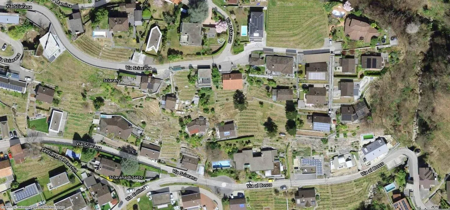 Building plot of 364 m2 Zone R2 in a very sunny location with lake view - Photo 7 of 8