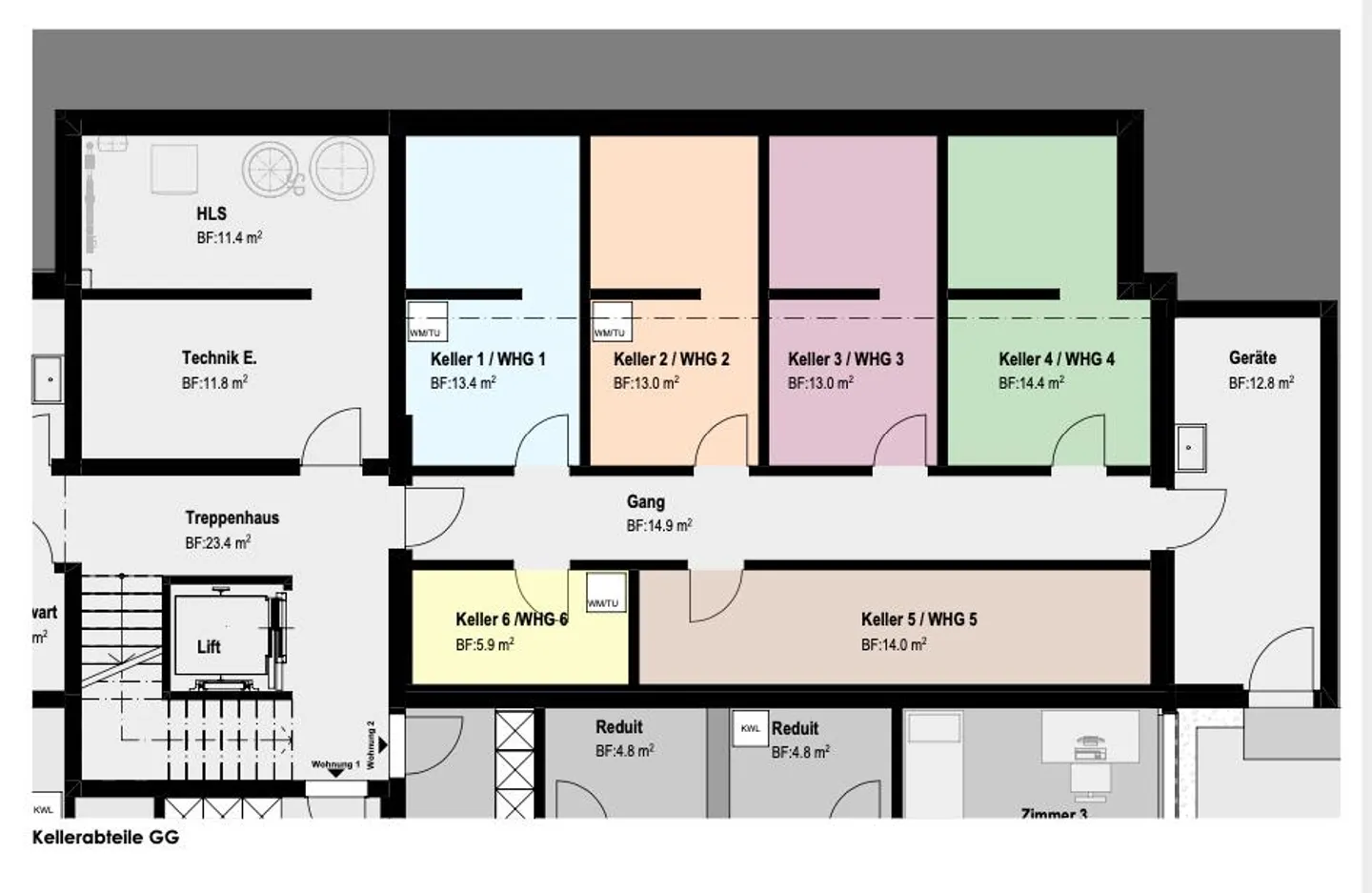 Geräumige 4.5-Zimmer Wohnung - Foto 2 von 18