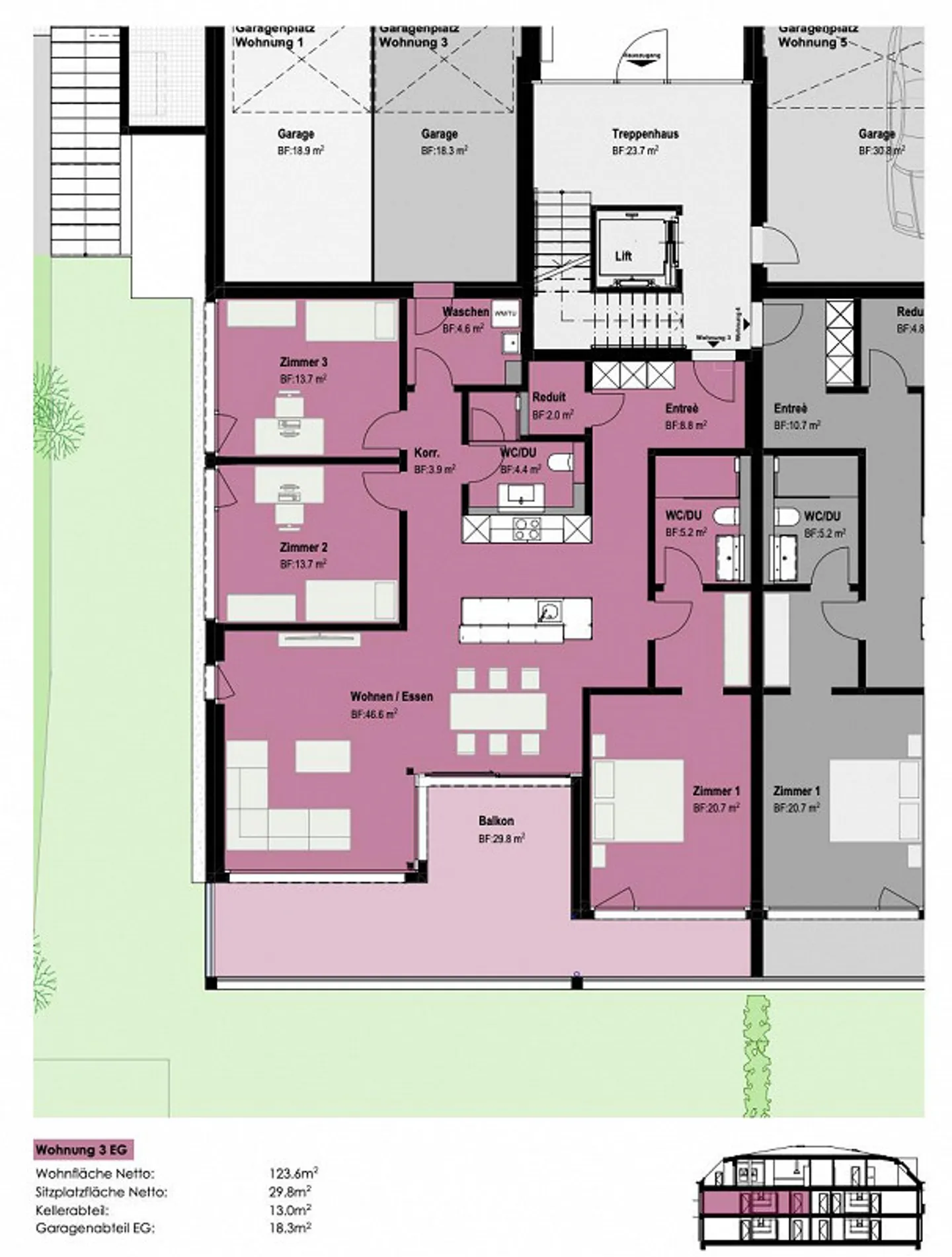 Geräumige 4.5-Zimmer Wohnung - Foto 18 von 18