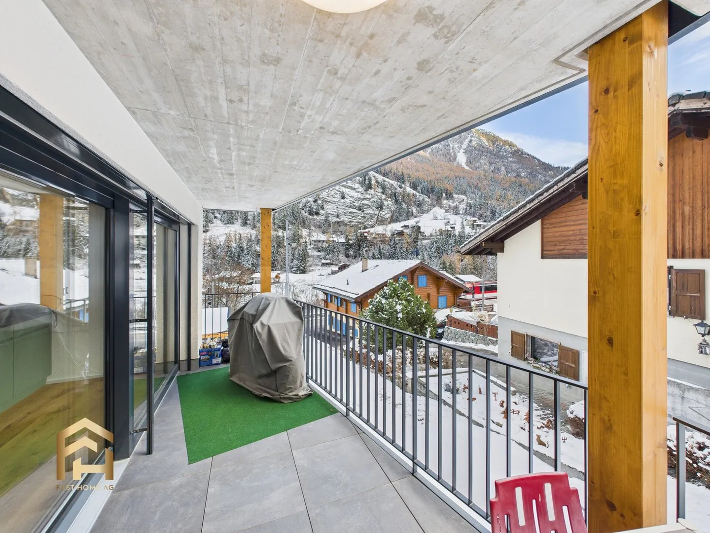 Appartement neuf lumineux de 4,5 pièces avec balcon et ascenseur à St. Niklaus - Photo 10 sur 13