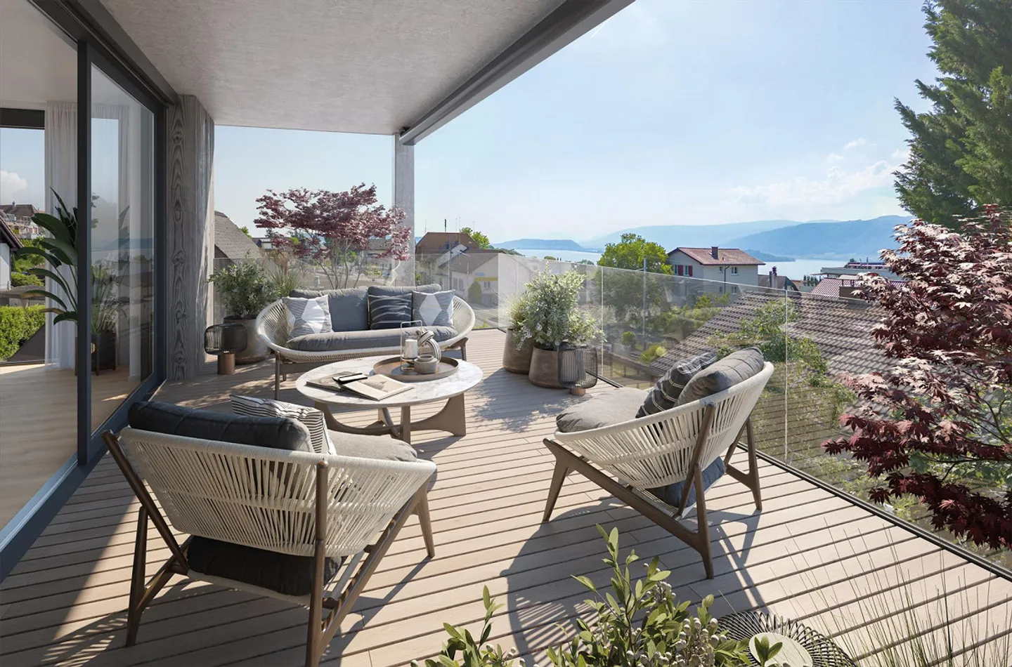 NUOVA COSTRUZIONE TRIS GEROLFINGEN: INCANTEVOLE APPARTAMENTO CON GIARDINO 3,5 STANZE - Foto 1 di 5