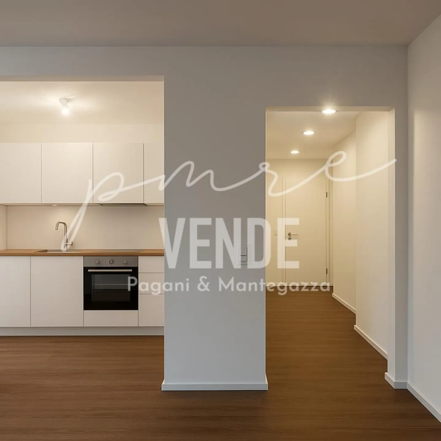 MASSAGNO | ELEGANTE PROPRIETÀ RISTRUTTURATA DI 3,5 LOCALI - Foto 2 di 10