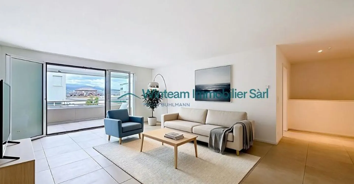 Duplex 4.5 Zimmer - Balkon, Terrasse und 80 m² privater Garten - Foto 1 von 12