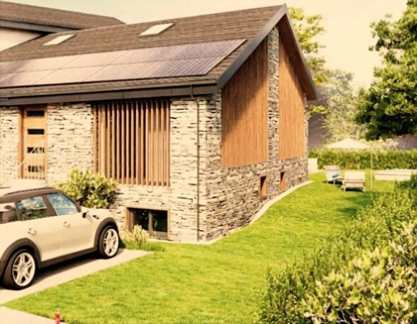 CASA ECOLOGICA IN VILLAGGIO, GIARDINO, CANTINA, PARCHEGGIO, IN COSTRUZIONE - Foto 2 di 10