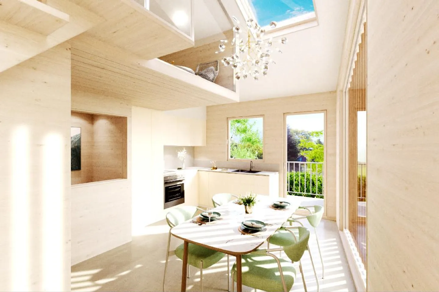 CASA ECOLOGICA IN VILLAGGIO, GIARDINO, CANTINA, PARCHEGGIO, IN COSTRUZIONE - Foto 5 di 10