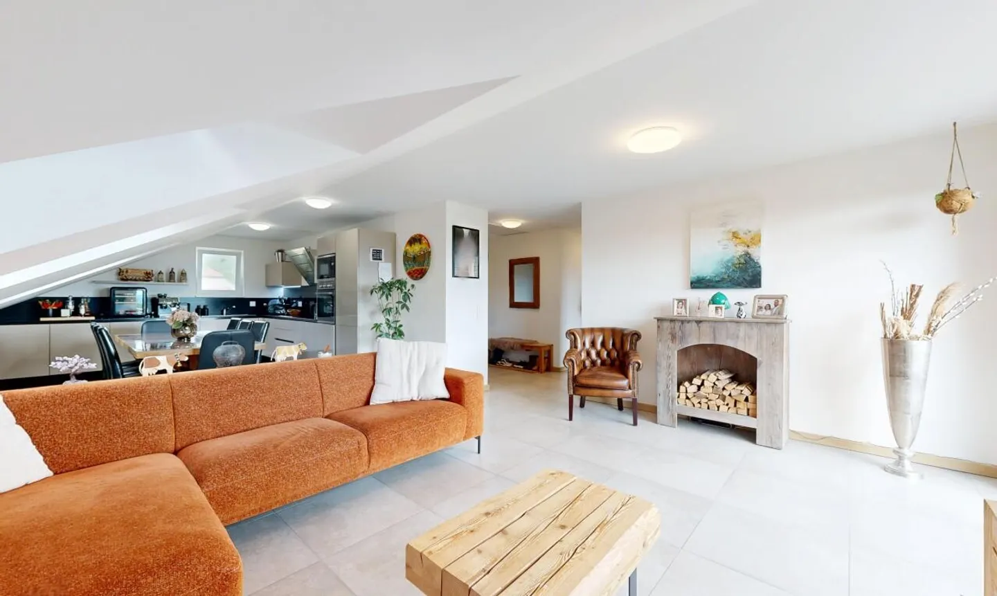 Attique contemporain avec balcon - Photo 4 sur 11