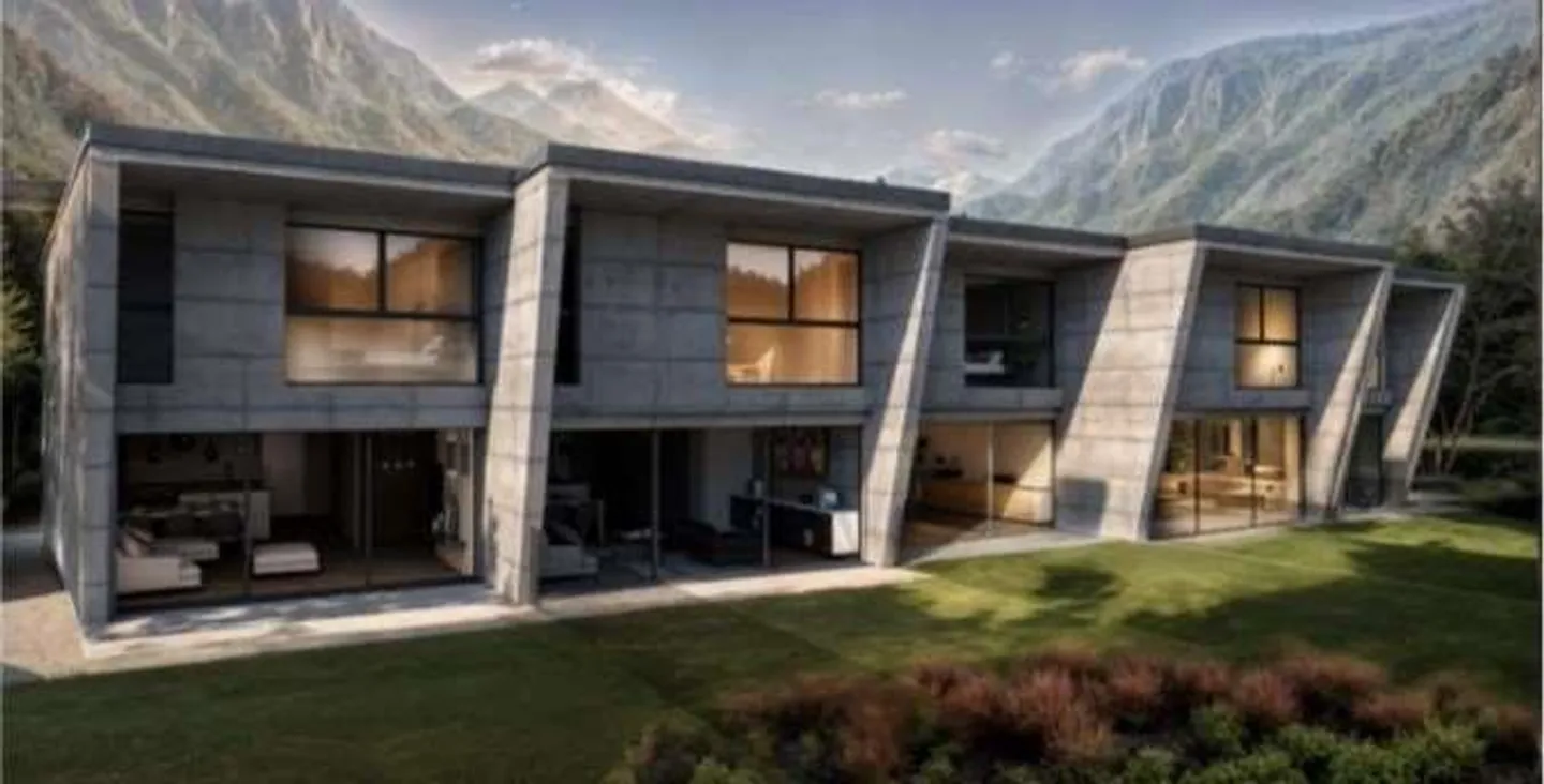 Moderne Villen im Bau mit Garten in San Vittore - Foto 1 von 6