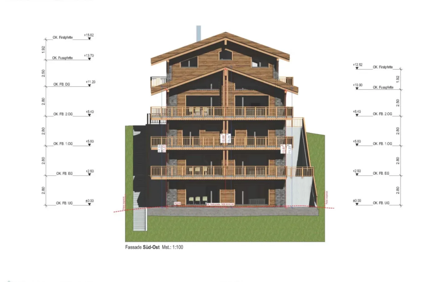 Progetto di nuova costruzione di prima classe a Zermatt con 4 appartamenti duplex - Residenza principale - Résidence principale - Foto 5 di 19