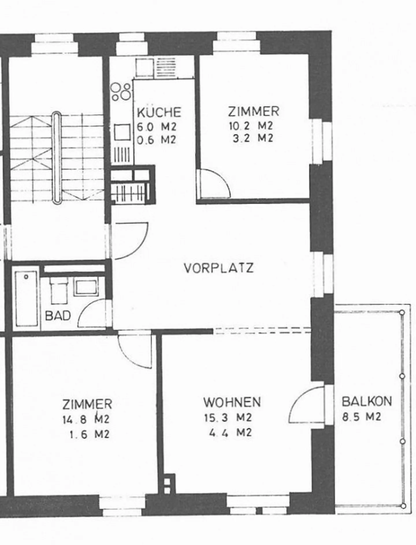 Attraktive Stadtwohnung im Kreis 4 - Foto 9 von 9