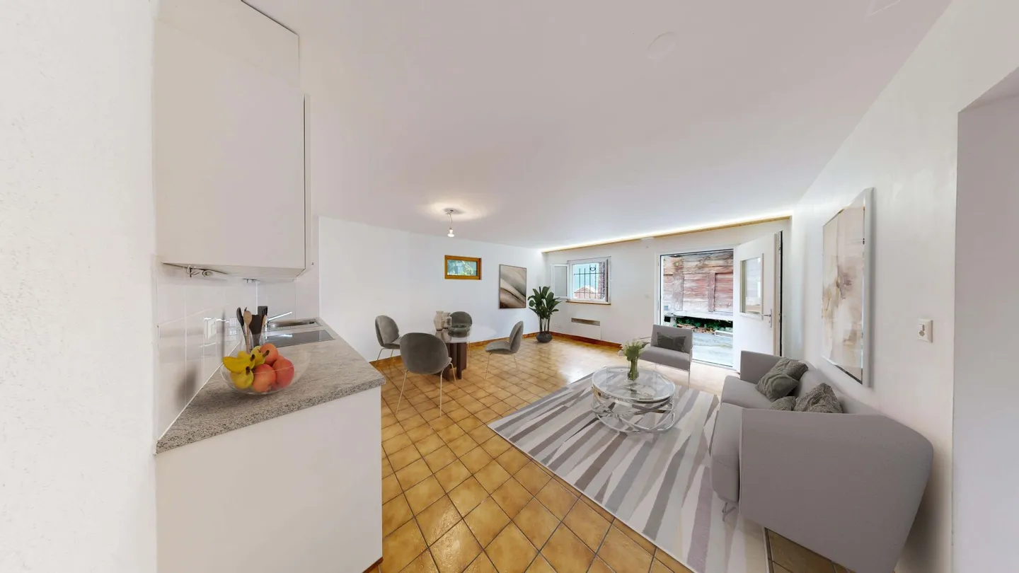 13251102 VEX Appartement 2.5 pièces au sous-sol - Photo 1 sur 8