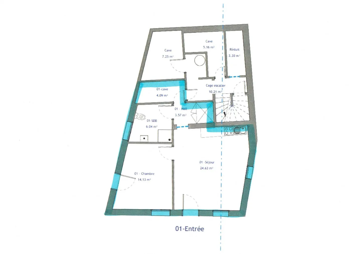 13251102 VEX Appartement 2.5 pièces au sous-sol - Photo 8 sur 8