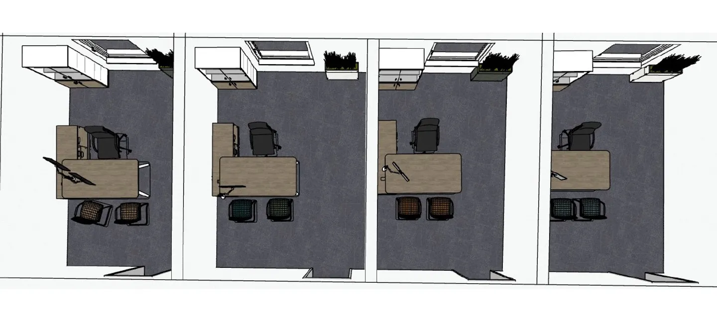 FOR RENT – Modern offices of approximately 200 m² in the heart of a shopping center - Photo 2 of 2