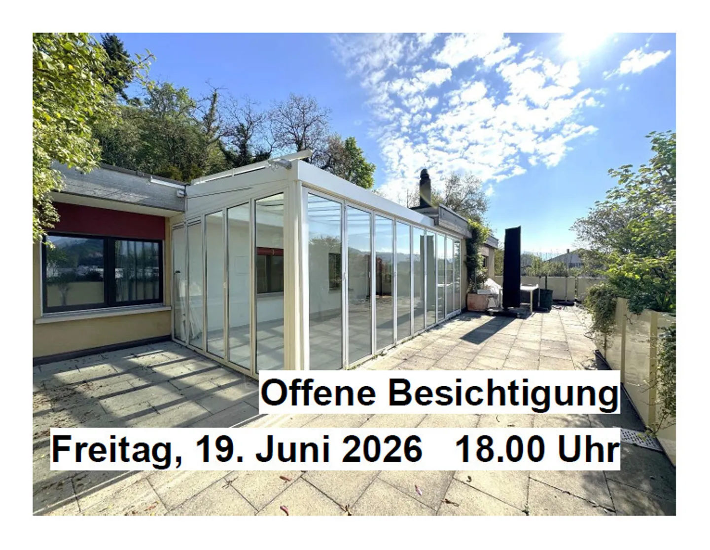 Sonnige Terrassenwohnung mit Aussicht - Foto 1 von 15