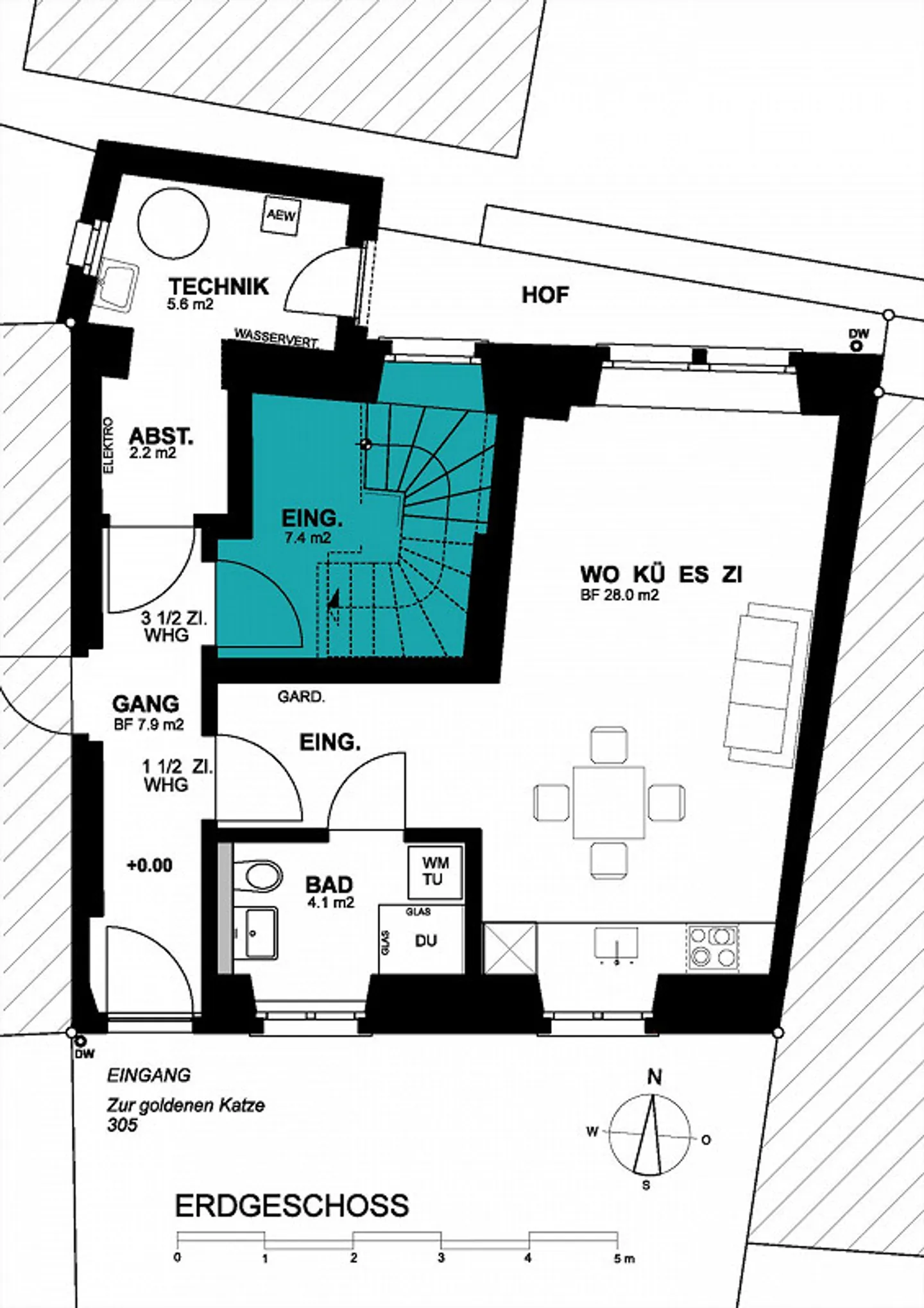 dopo ristrutturazione totale - accogliente appartamento duplex nella zona centrale - Foto 20 di 23