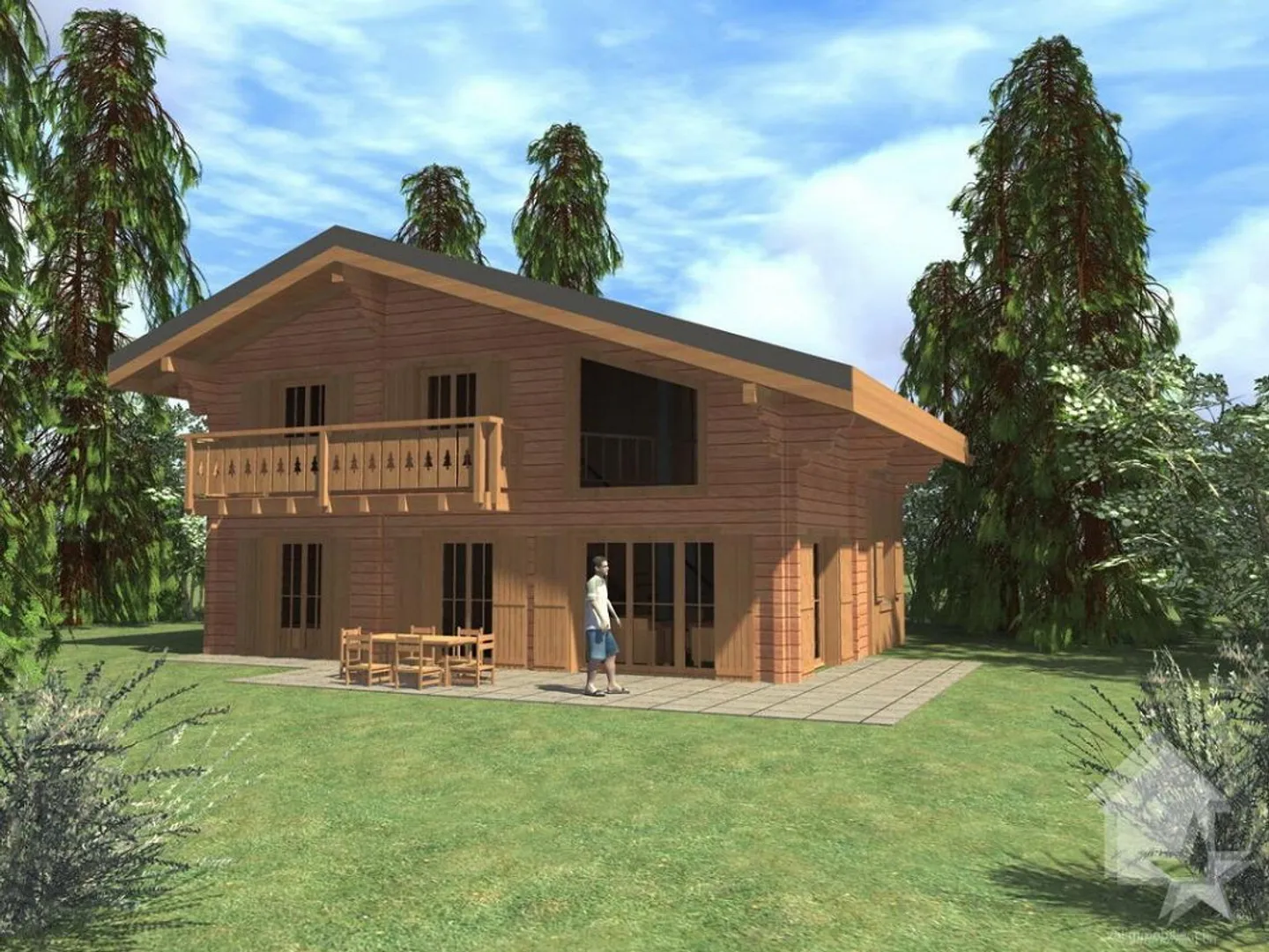 Chalet-Bauprojekt mitten in der Natur! - Foto 1 von 7