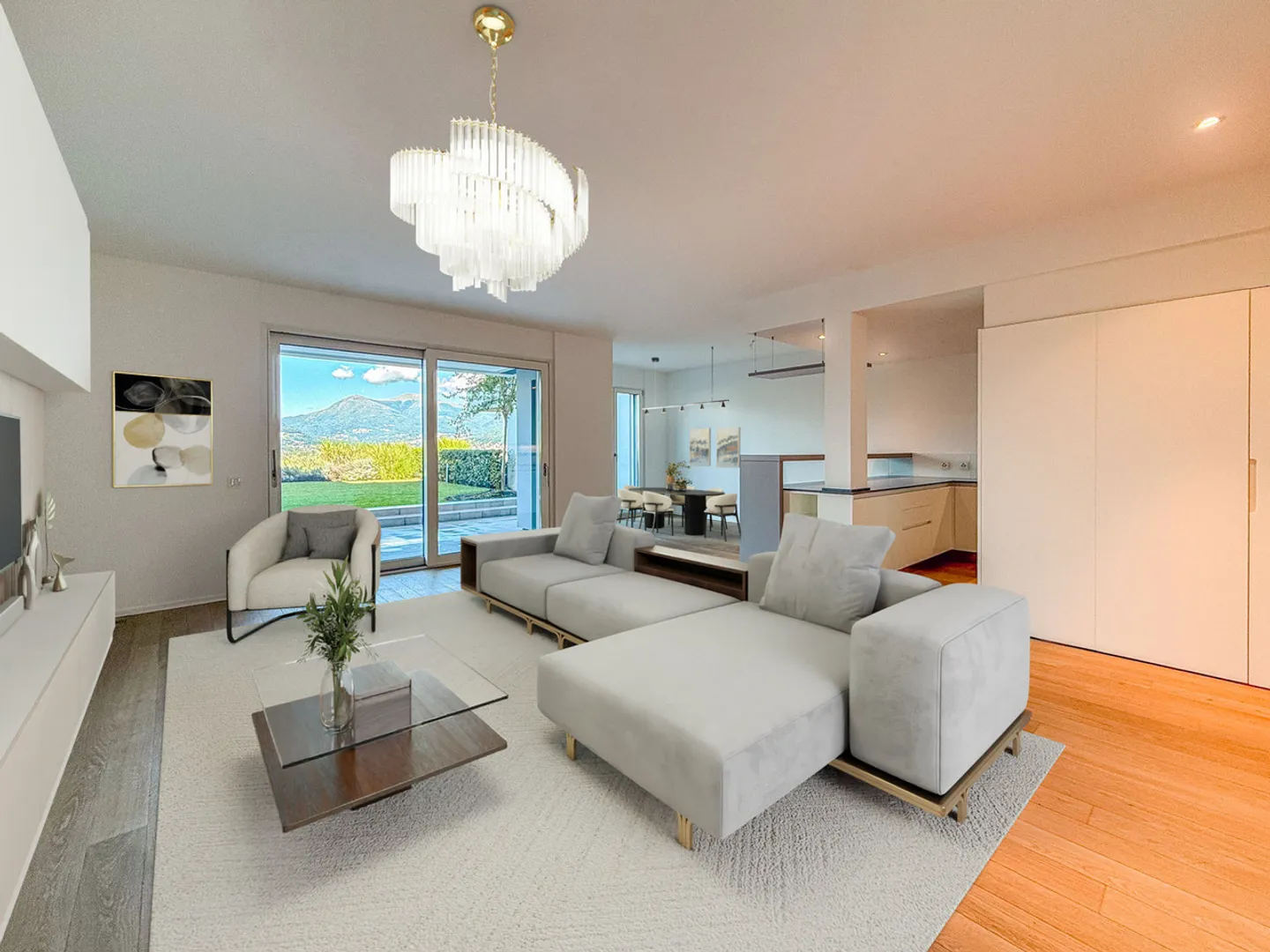 Magnifique appartement de luxe 4.5 pièces avec vue sur le lac à Paradiso - Photo 1 sur 19