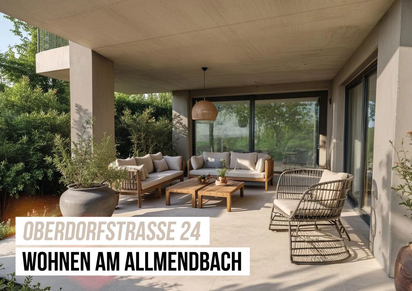 Appartement de jardin de 4,5 pièces adapté aux familles - Photo 1 sur 14