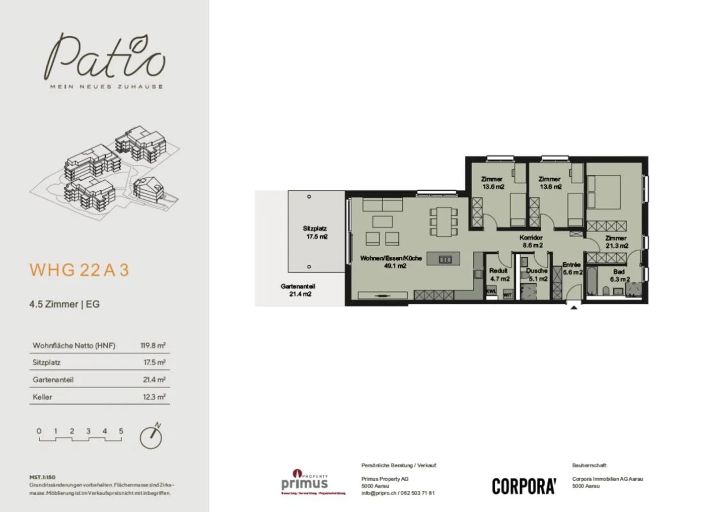 First Rental: Family-Friendly & Modern - Garden Apartment in Dulliken - Photo 11 of 11