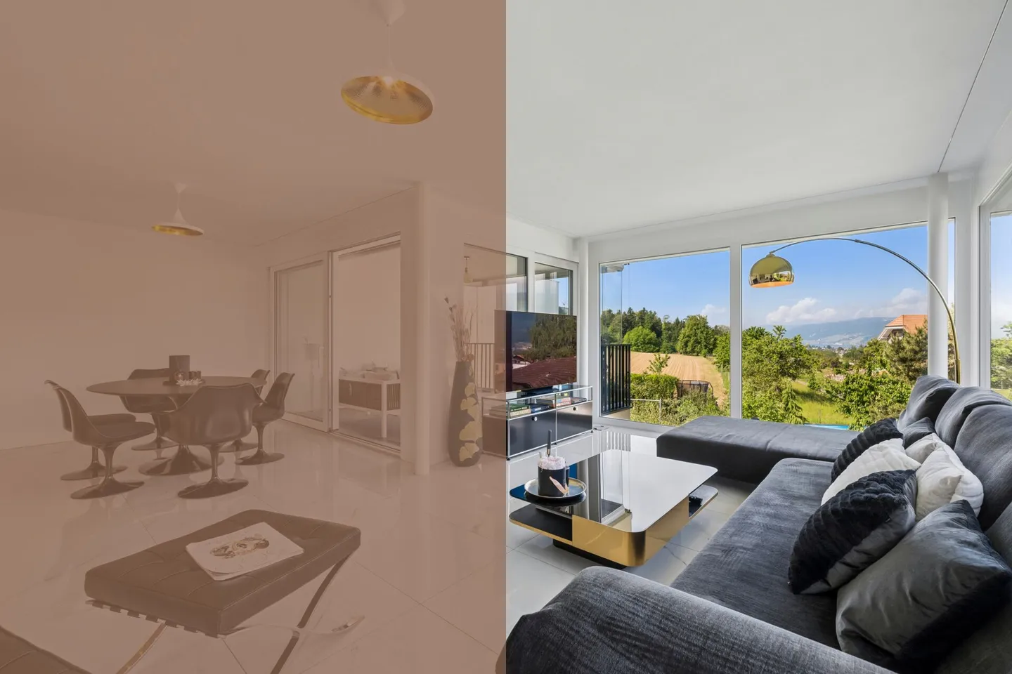 Appartement élégant avec balcon ensoleillé et vue panoramique - Photo 1 sur 13