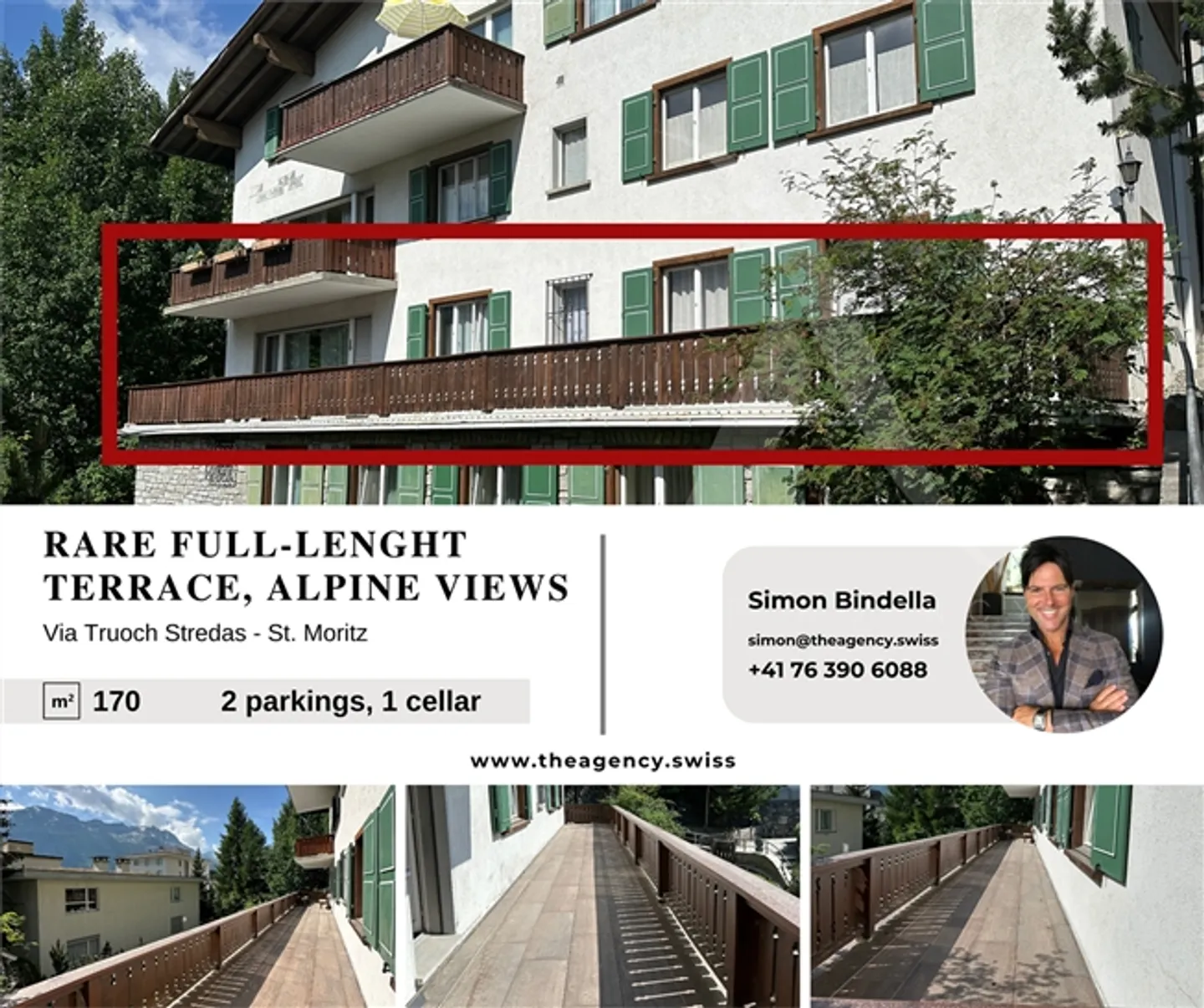 LE PLUS GRAND APPARTEMENT AU COEUR DE ST. MORITZ - Photo 2 sur 9