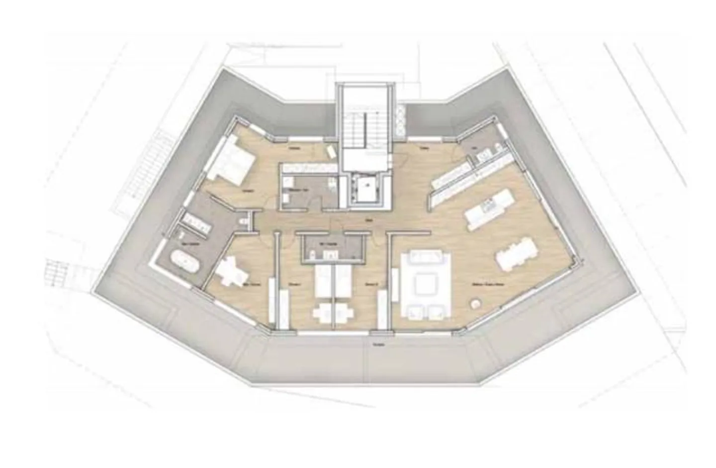 Ampio appartamento attico di 5,5 locali con terrazza di 173 m² - Foto 7 di 7