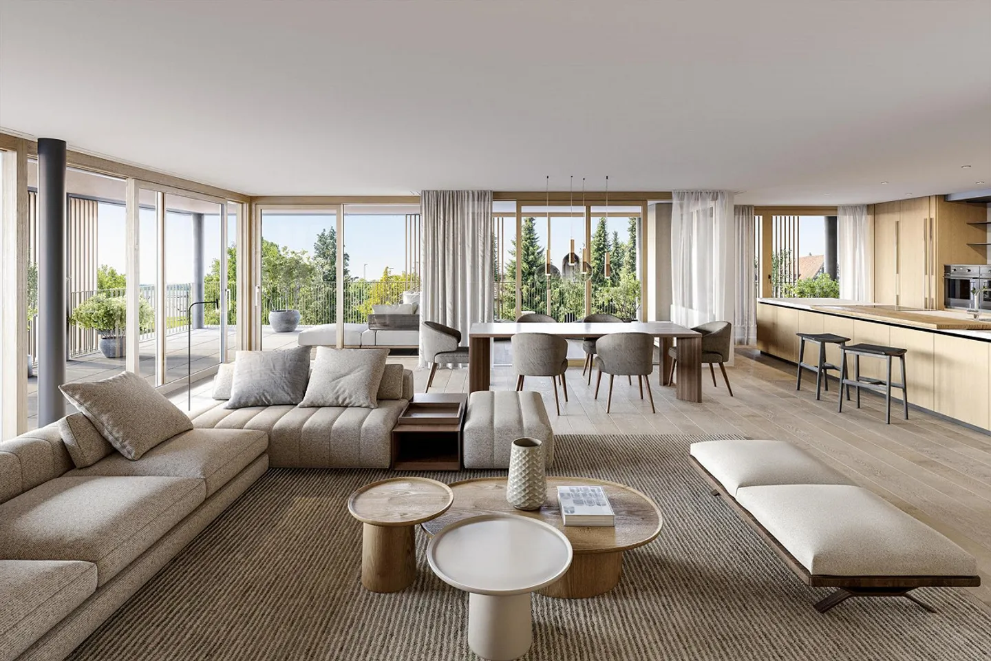 New Construction Project Lake Pavilion City of Zug - High-Quality 4.5-Room Apartment - Photo 2 of 3