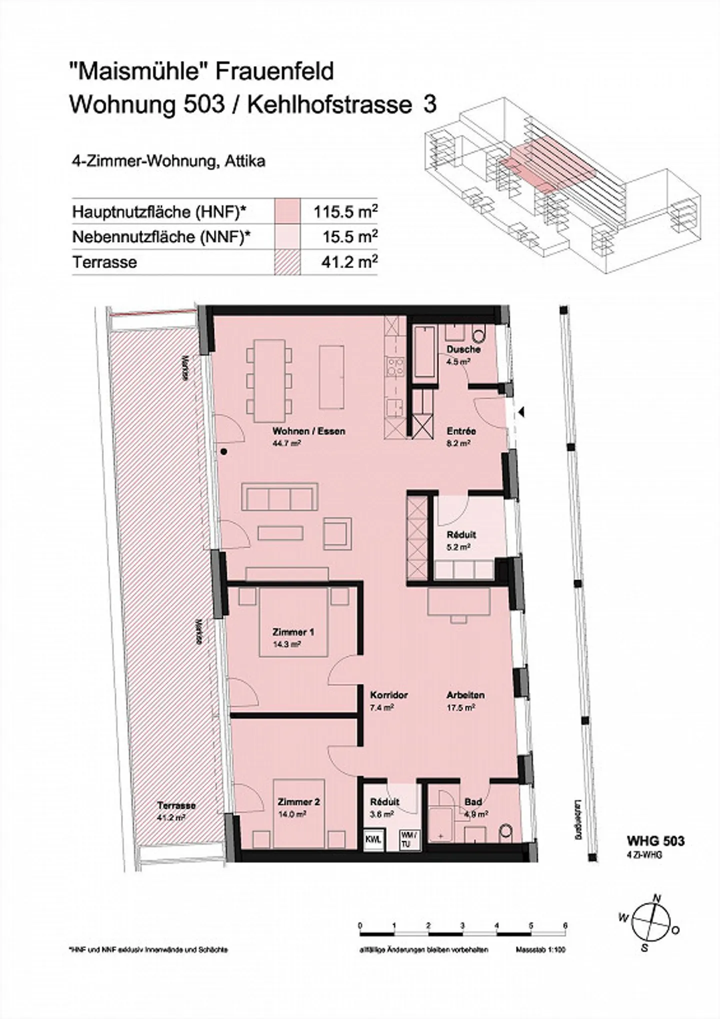Moderne Wohnung in Frauenfeld - Foto 7 von 7