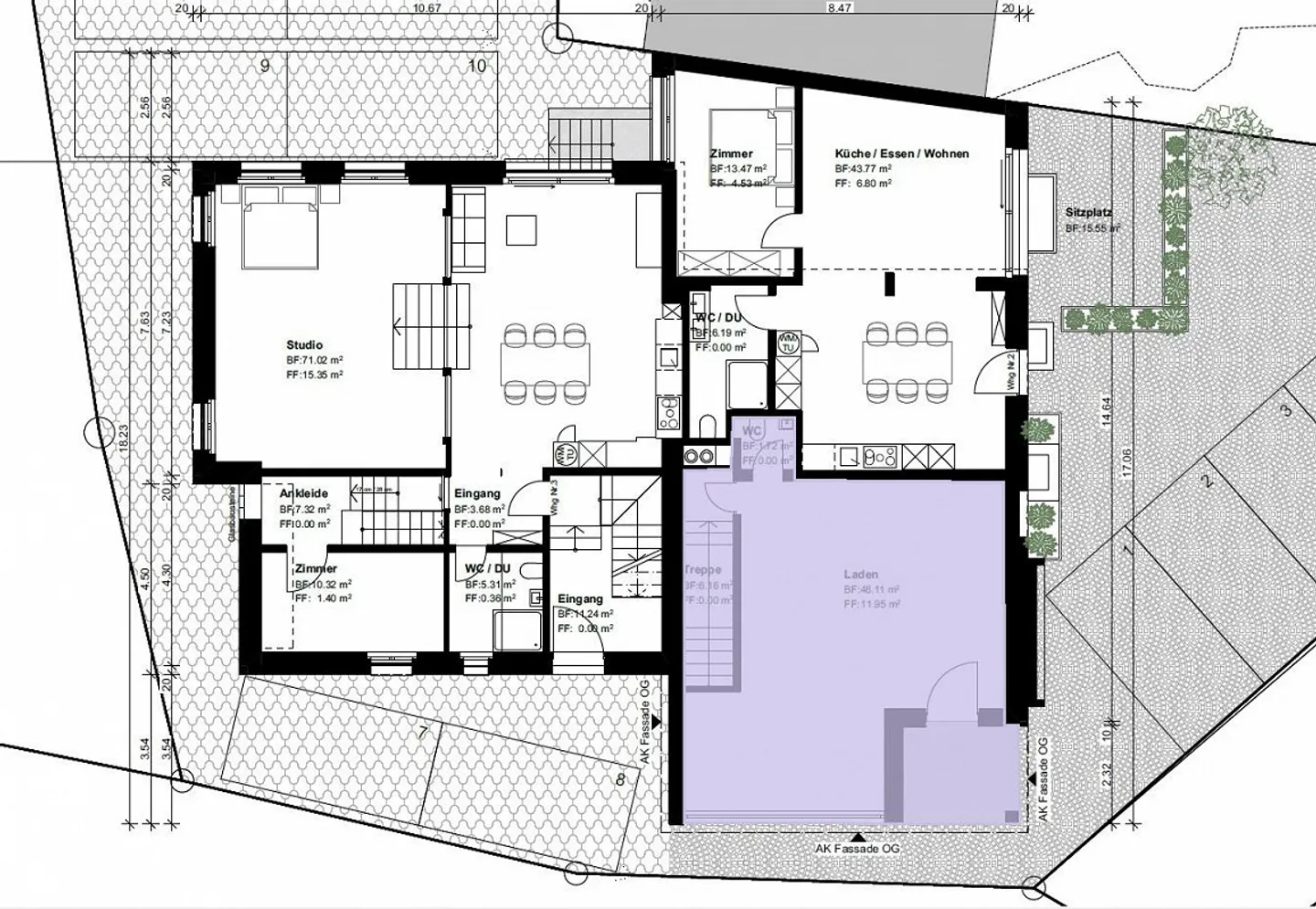 Moderne Gewerbe-/Verkaufsfläche an bester Lage in Flums - Foto 6 di 6