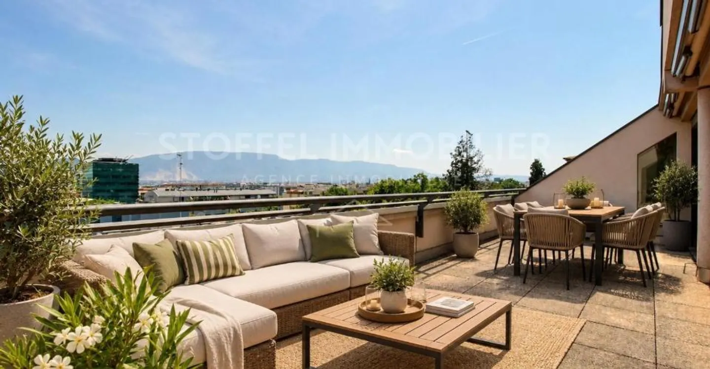 Rare penthouse with stunning views and indoor pool - Petit-Saconnex - Exclusive - Photo 2 of 11