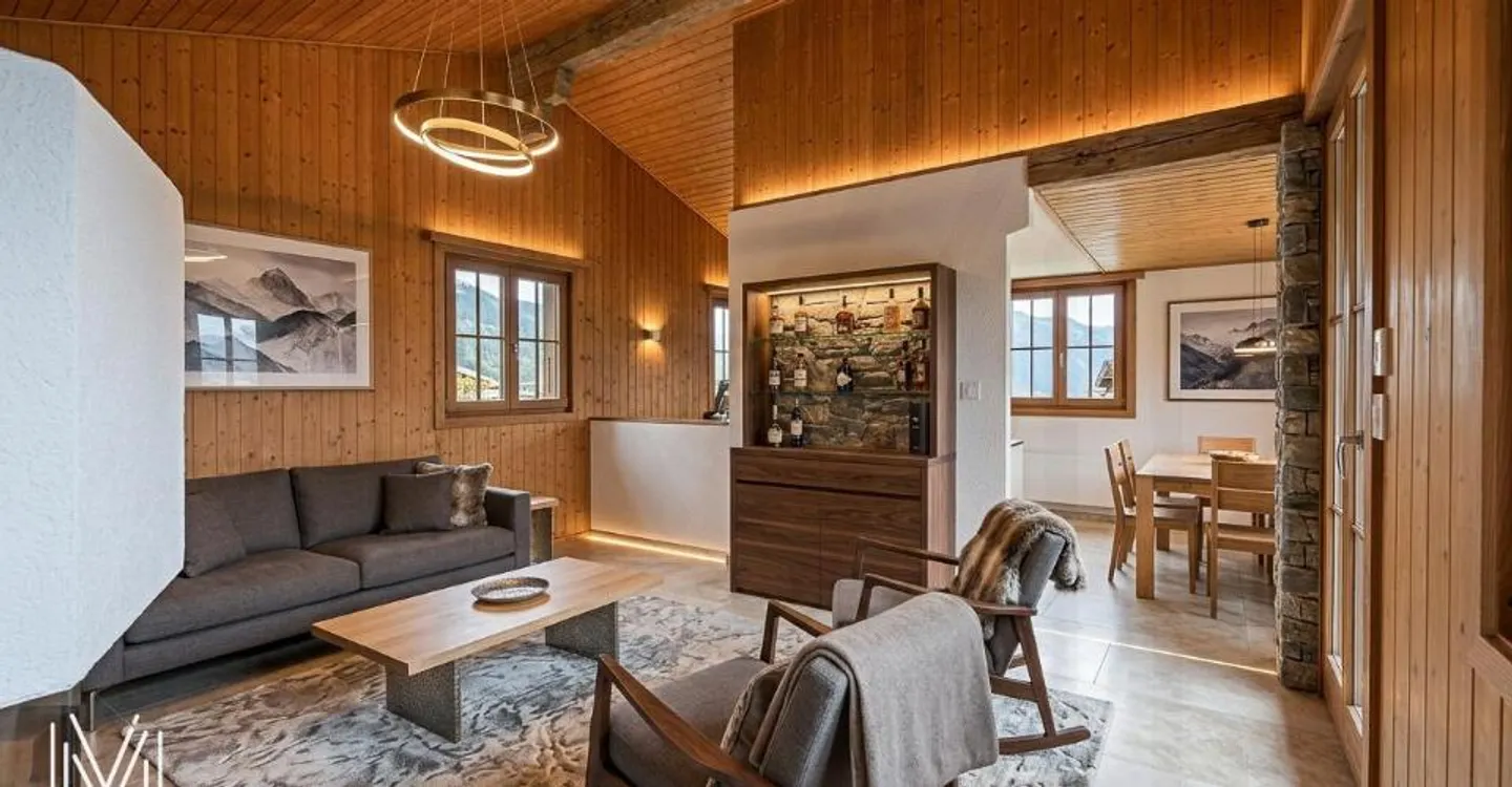 Un havre de paix au pied du Moléson ? Chalet 4.5 pièces au coeur de la nature - Photo 6 of 13