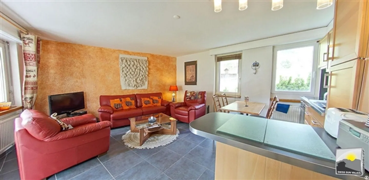 LEUKERBAD/ Je suis "GRÜN-PRÄ" Appartement Rasen 2,5 pièces 58 m² à vendre en Suisse - Photo 5 sur 20