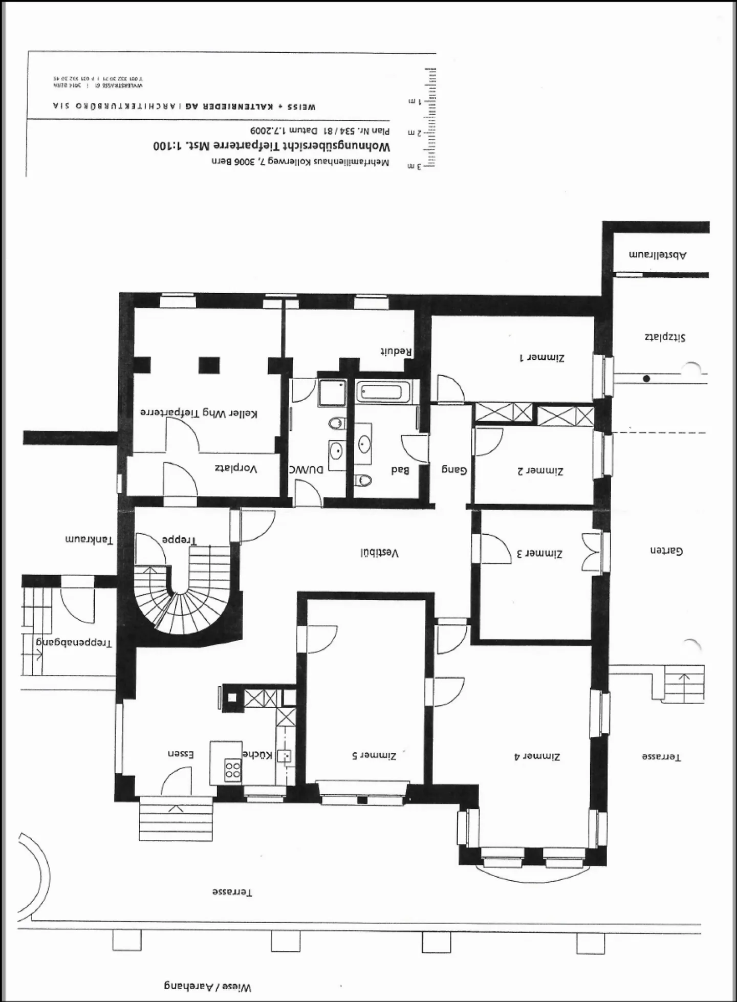 Exklusive 5.5-Zimmer-Altbauwohnung mit eigener Terasse in Bern zu vermieten! - Foto 19 von 19