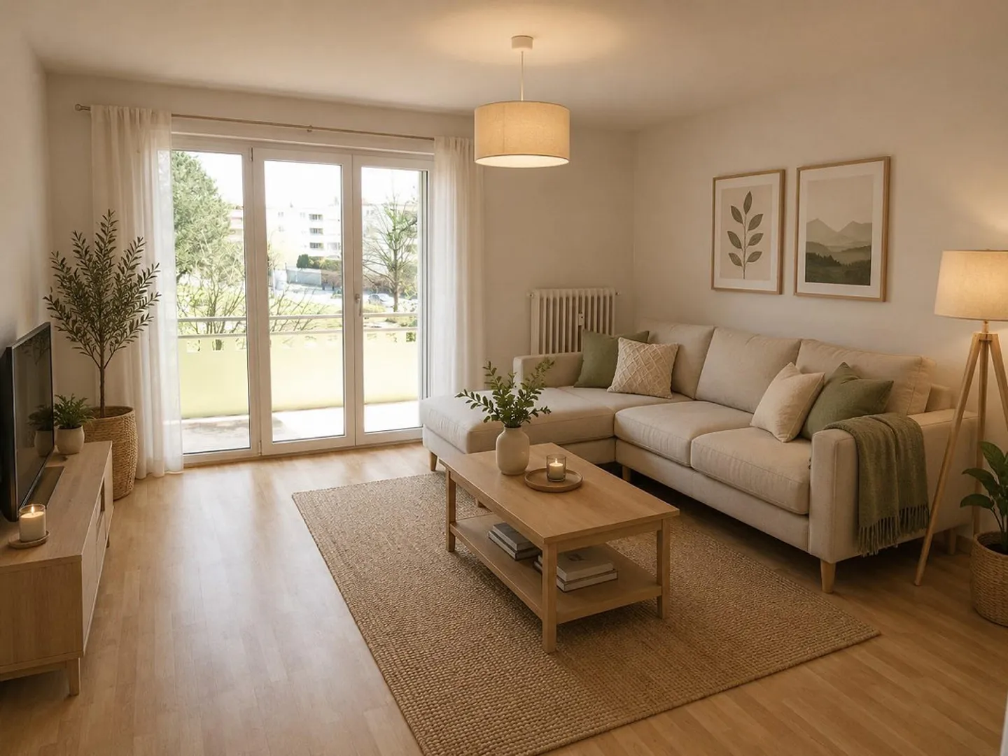 Appartamento amichevole con 4 stanze, balcone e spazio per la propria lavatrice - Foto 1 di 12