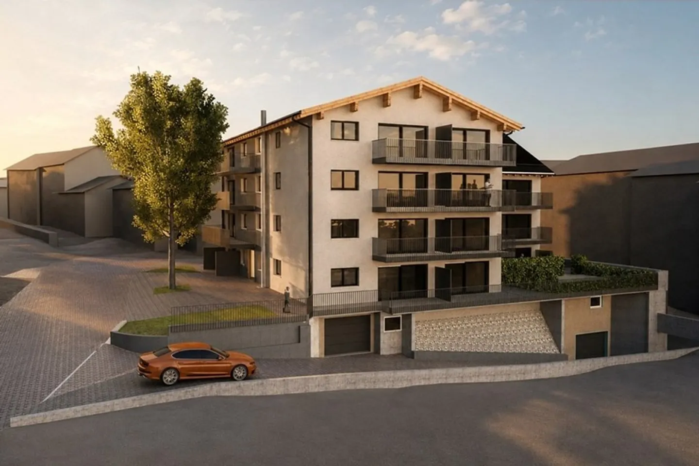 2½-Zimmer-Neubauwohnung Nr. 4  Wohnen mit Komfort im Prättigauerhof, Schiers - Foto 2 di 4