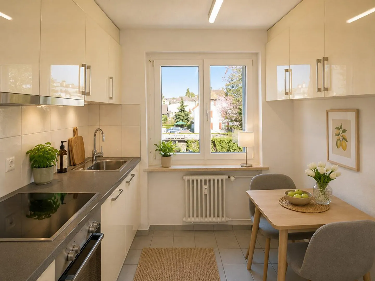 Appartamento amichevole con 4 stanze, balcone e spazio per la propria lavatrice - Foto 4 di 12