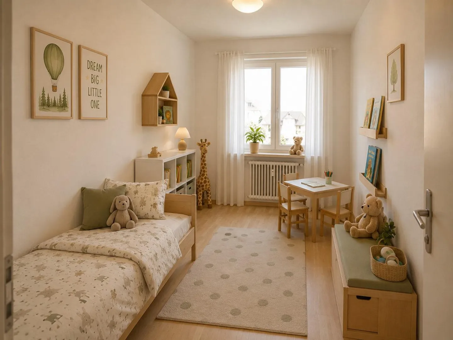 Appartamento amichevole con 4 stanze, balcone e spazio per la propria lavatrice - Foto 6 di 12