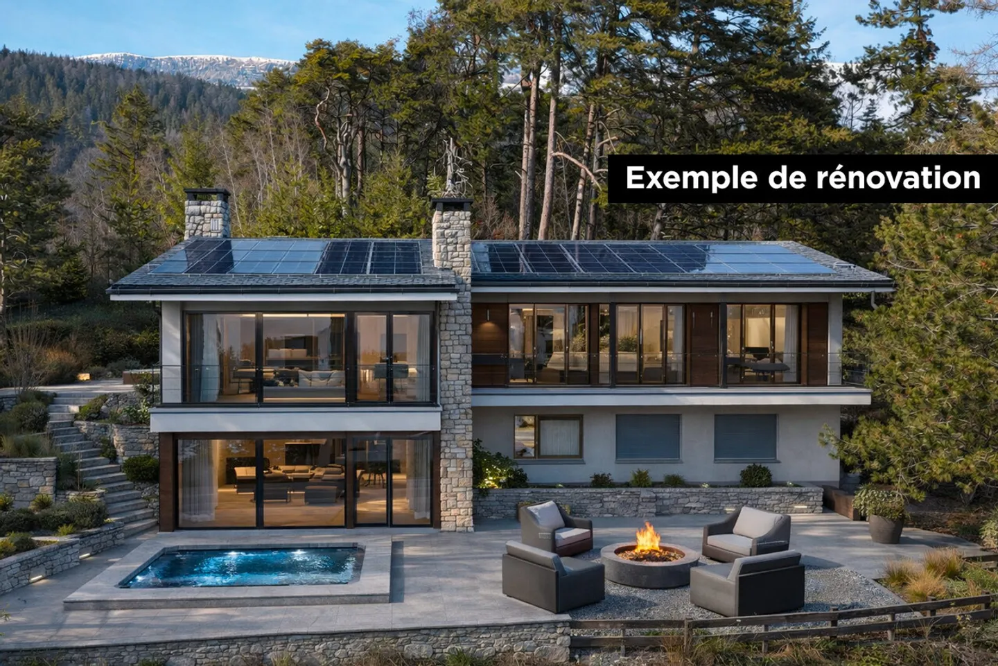 Architekten-Villa mit Panoramablick - Foto 2 von 9