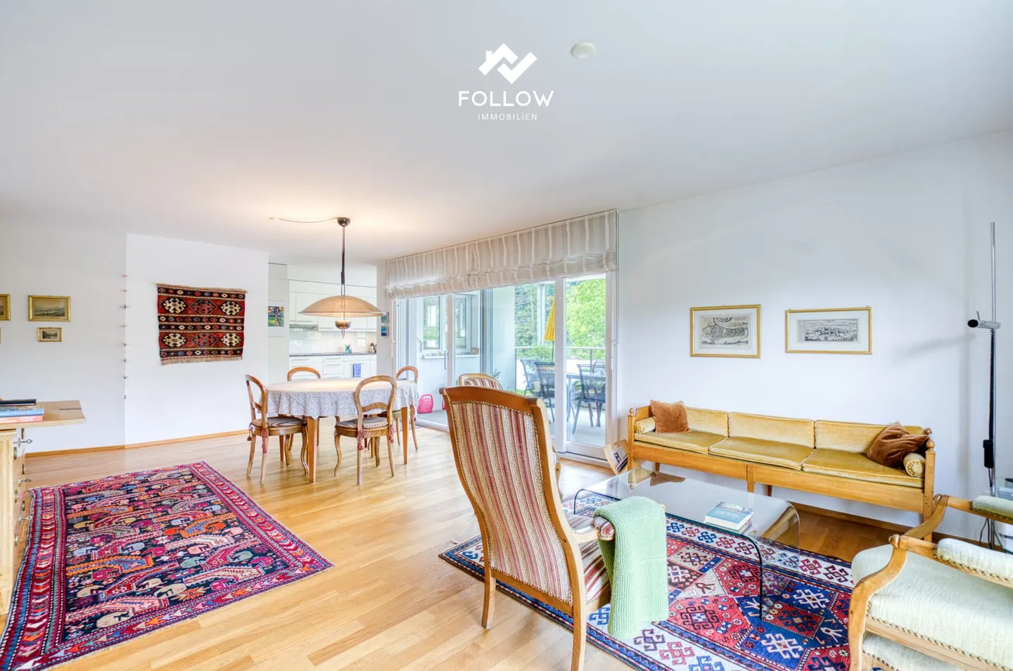 L'idylle rencontre l'élégance : Appartement spacieux de 4,5 pièces dans un bel emplacement verdoyant - Photo 9 sur 19