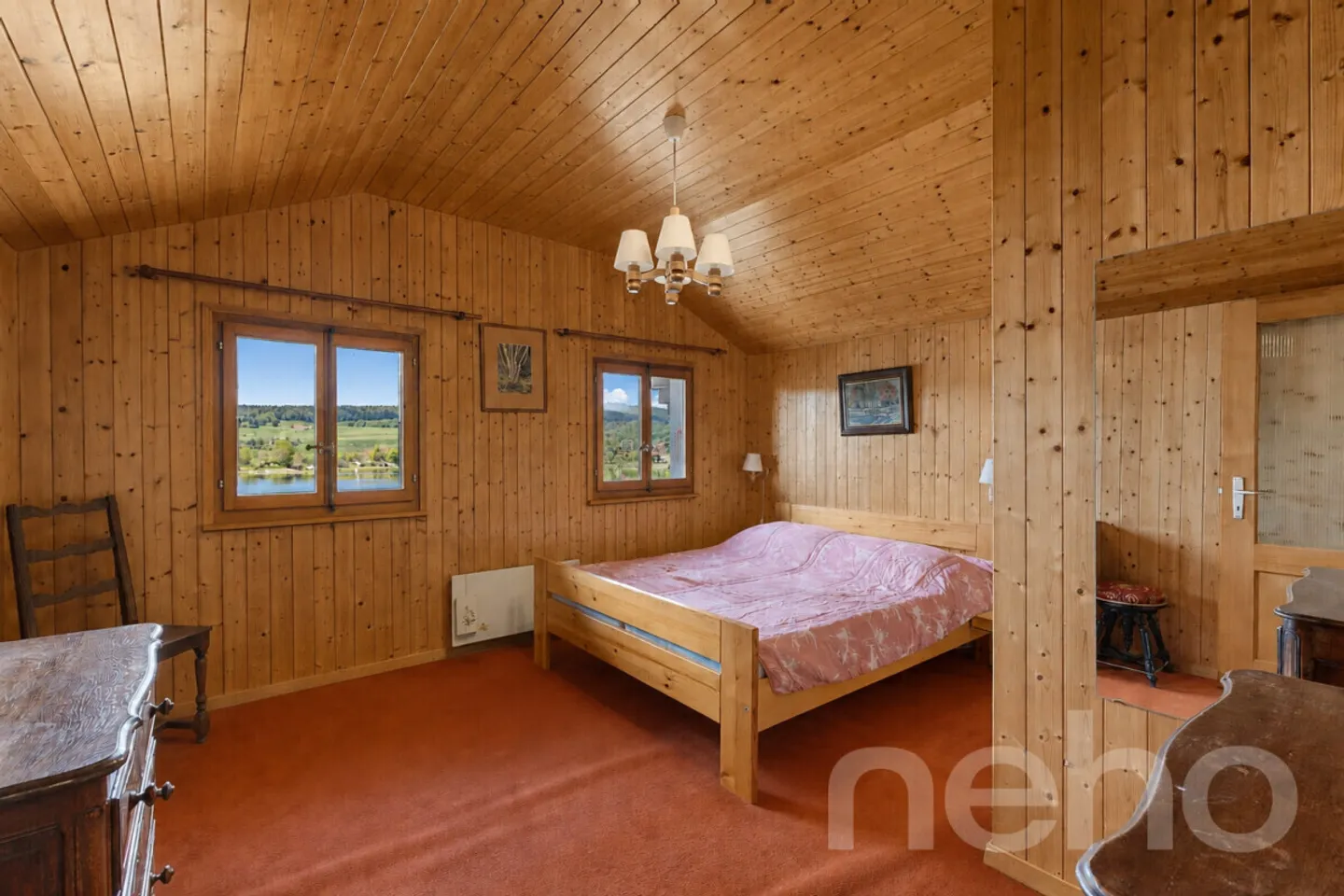 Le Pont : Magnifique chalet individuel avec vue sur le lac de Joux - Photo 9 sur 12