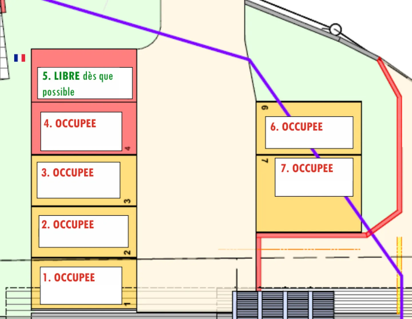 COLIBRI - PARKING SPACE FOR RENT YEAR-ROUND - Photo 2 of 2